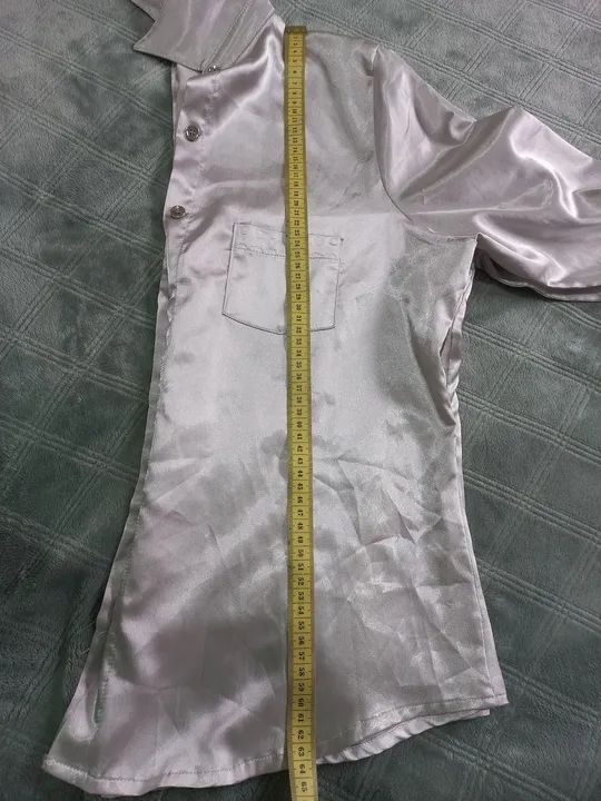 Camisa cetin /prata(G) - Foto 4