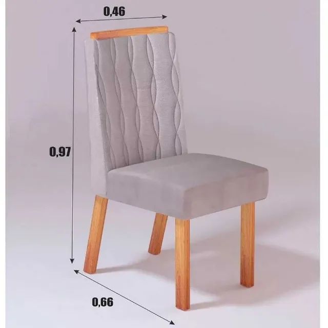 Cadeira Berley Avulsa Veludo - SUPER OFERTA! - Foto 2