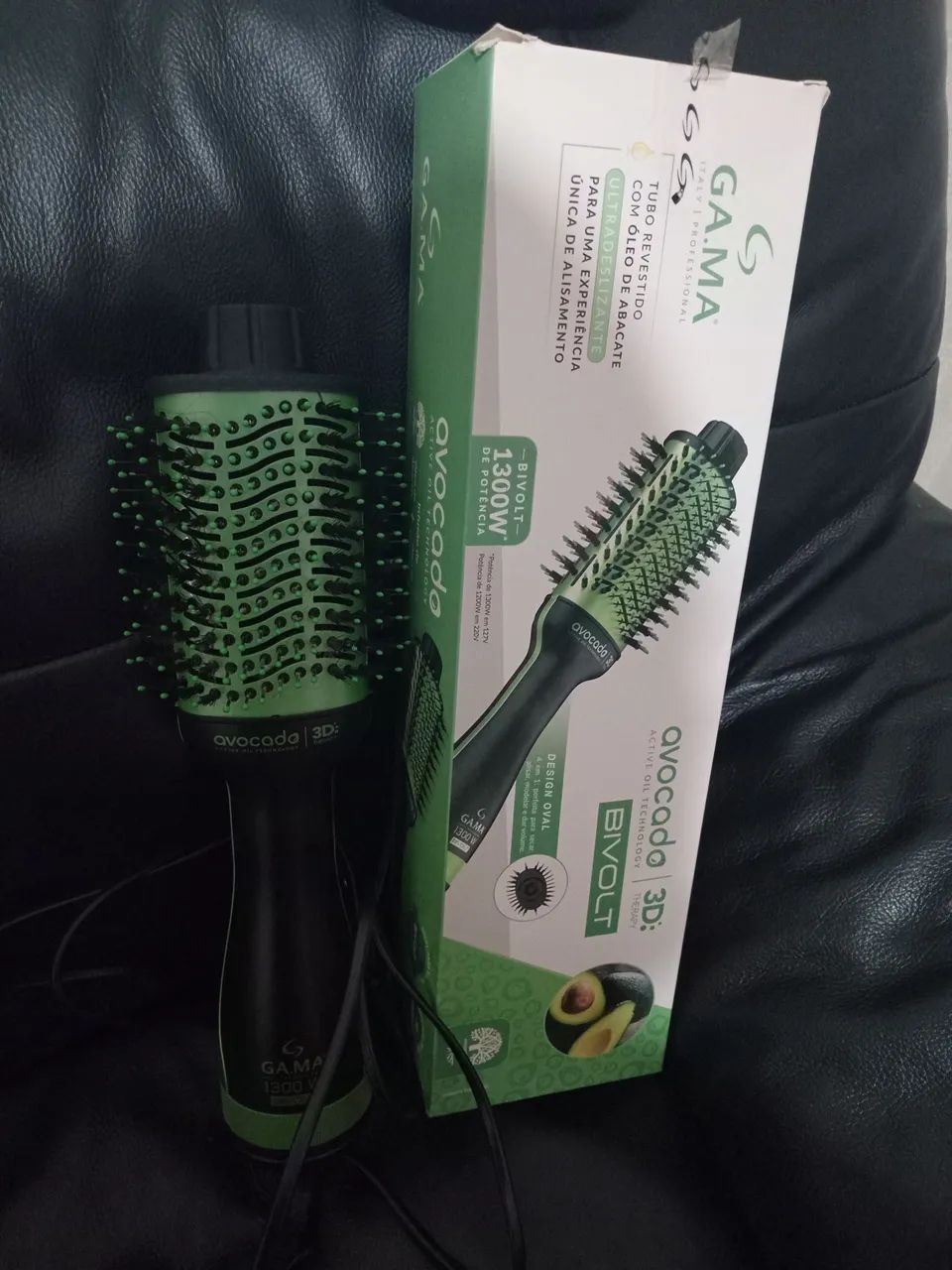 Secador de cabelo Gama Bivolt 1300W Avocado 3D - Foto 2