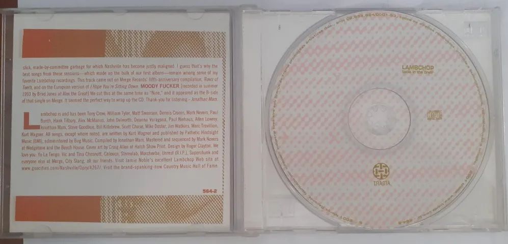 LAMBCHOP -TOOTS IN THE DRYER 2001 -CD - Foto 3