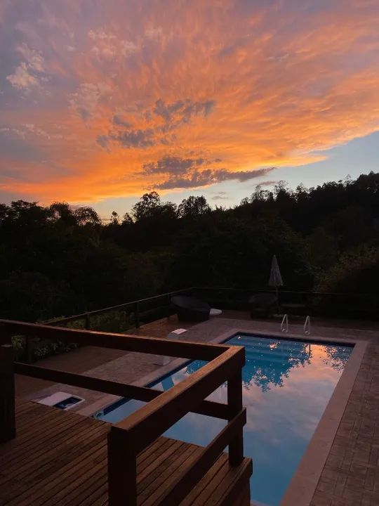 Chácara a venda Taquara-RS - Casa, piscina, hidro, lareiras, árvores frutíferas e riacho. - Foto 4