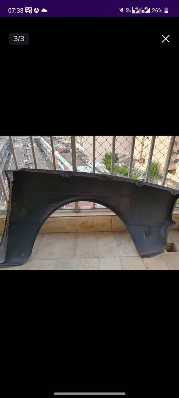 Par de paralama VW Variant 2 original novo - Foto 3