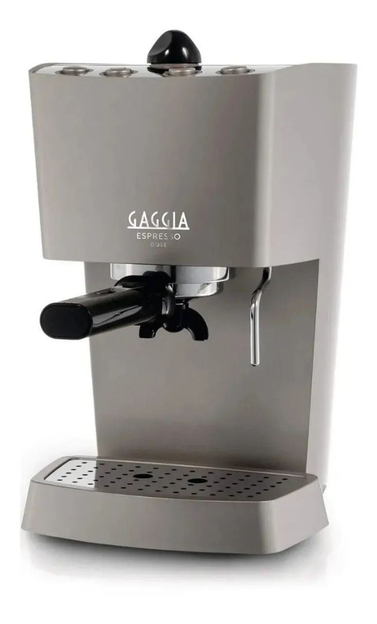 Cafeteira Expresso Gaggia Dose Prata 15 Bar 220v Porta filtro 58mm profissional