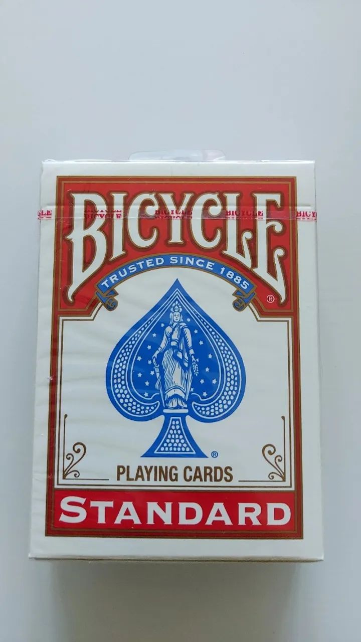 Baralho Bicycle Standard Vermelho Lacrado (Unidade)