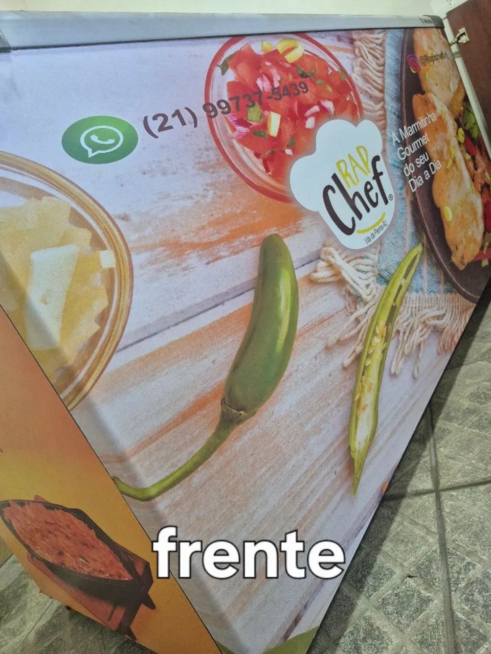 Freezer expositor 500L Metalfrio