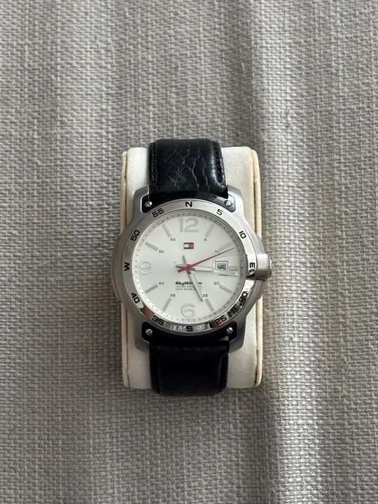Relógio Tommy Hilfiger Th1790899 Skywinder Orig Silv Black - Foto 5