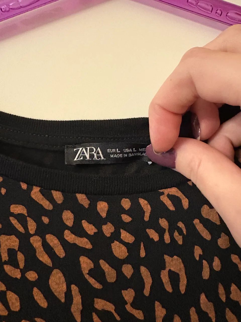 Camiseta Zara Animal Print - Foto 3