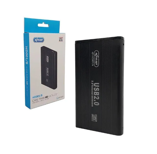 Case para Hd Externo USB 2.0 Sata 2.5 Knup