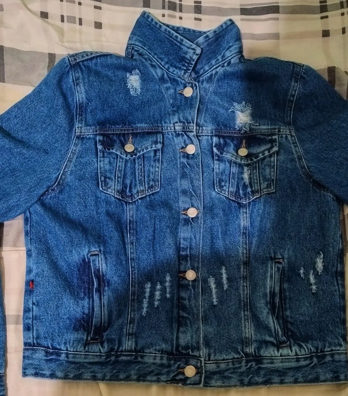JAQUETA JEANS FEMININA