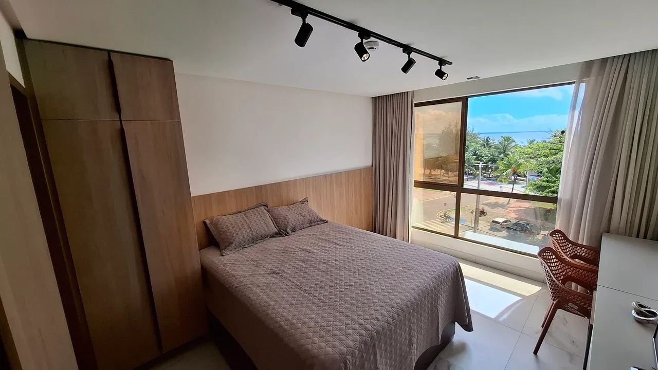 Flat Pé Na Areia Mobiliado em Cabedelo vista Mar Definitiva Piscina Cobertura - Foto 12