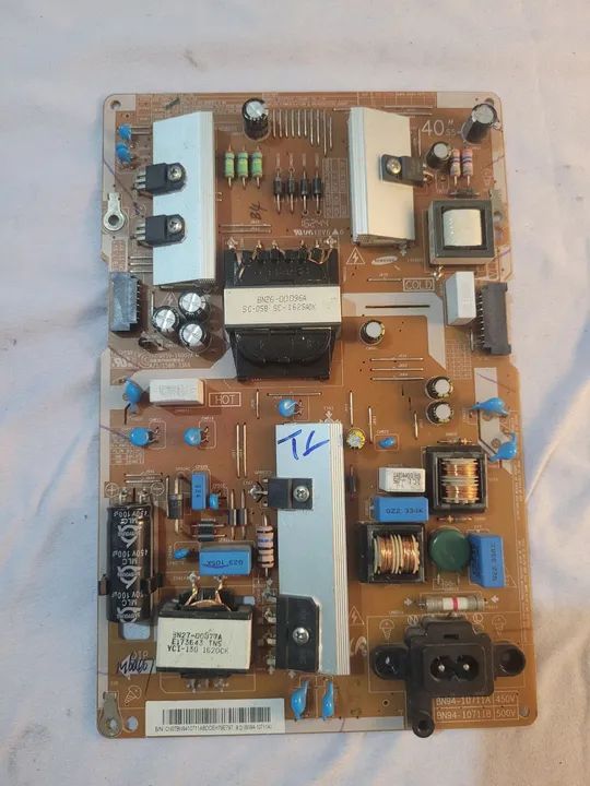 Placa fonte tv samsung un40ku6000g bn94-10711a funcionando perfeitamente. 