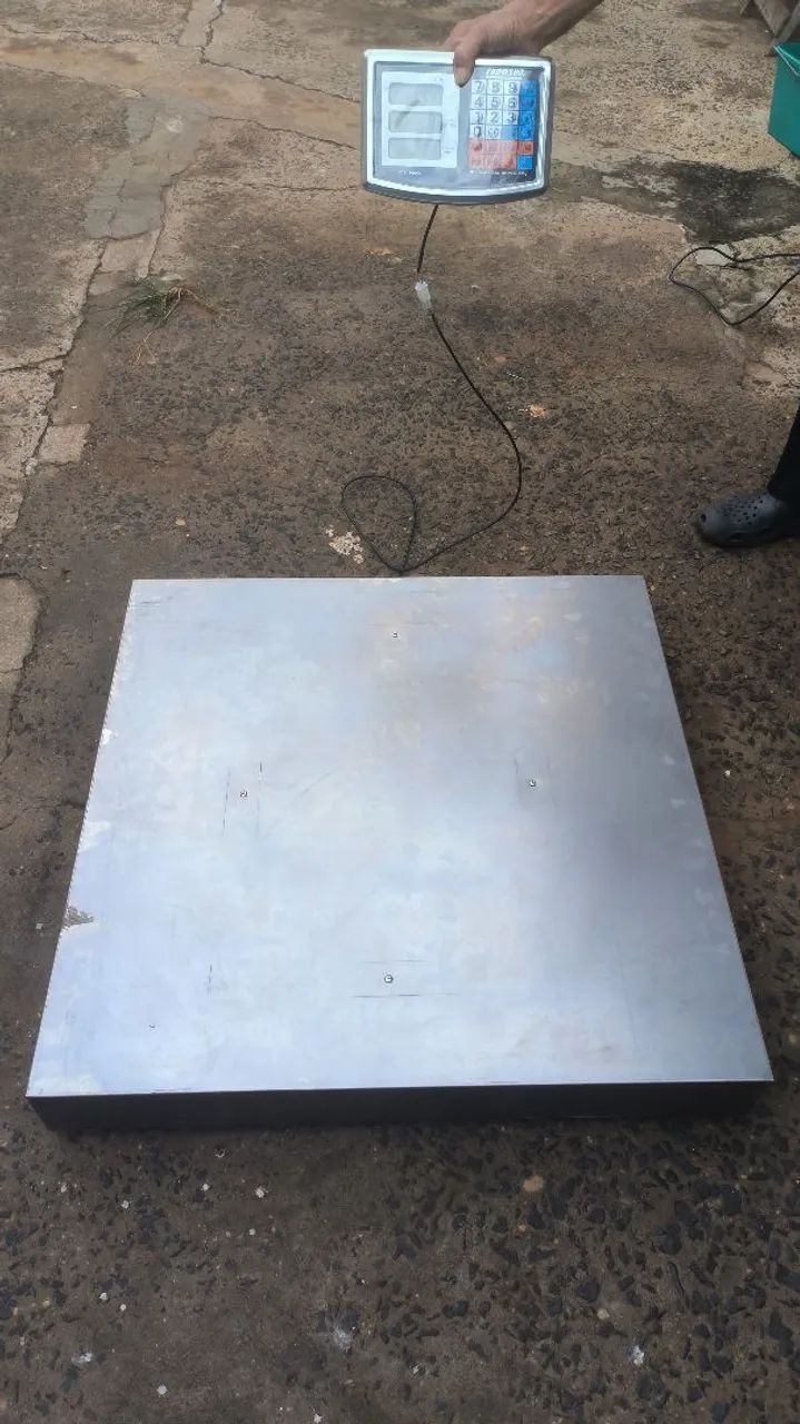 Balança Plataforma 500 kg 80 X 80  - Foto 6
