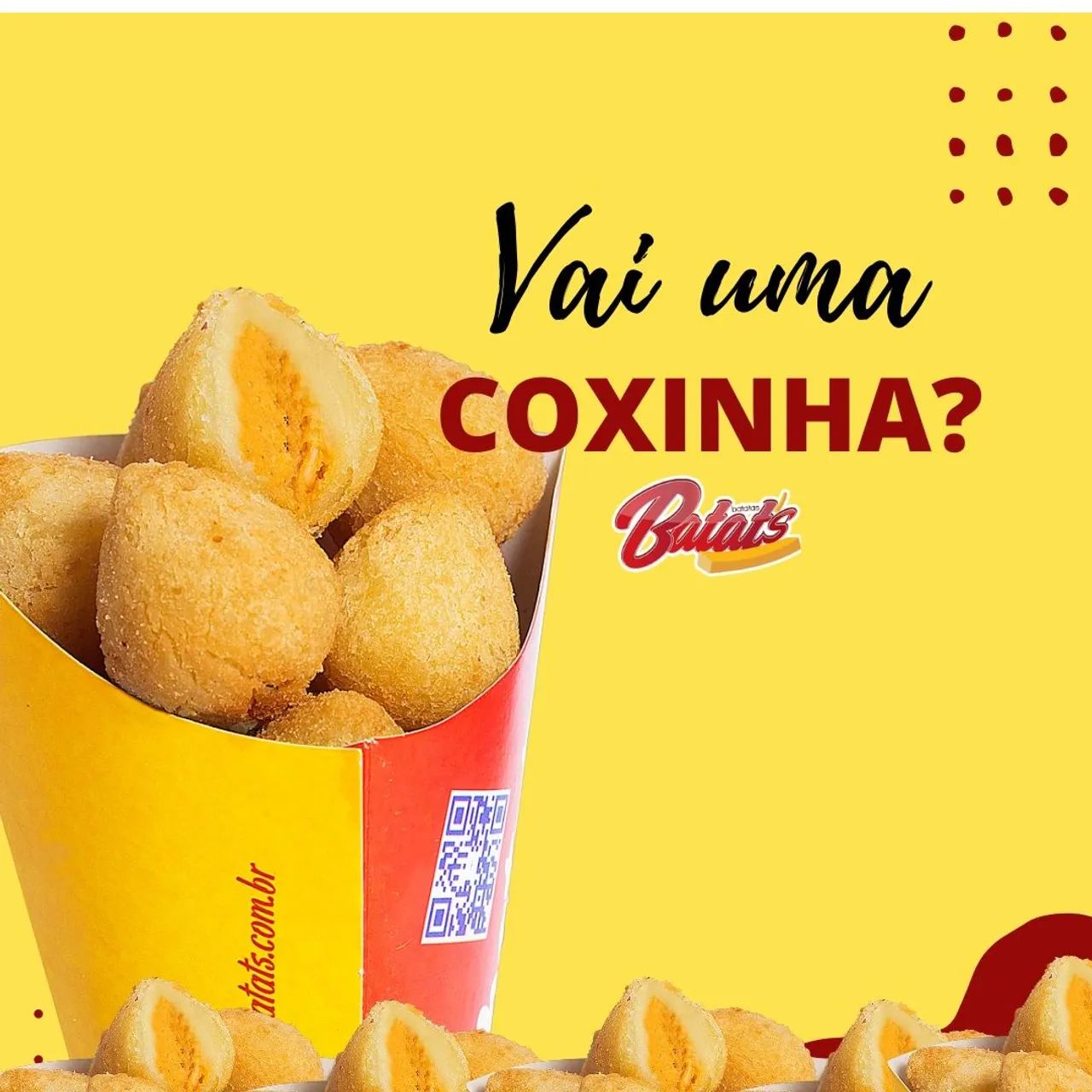 Batata, coxinhas e churros no cone  - Foto 3