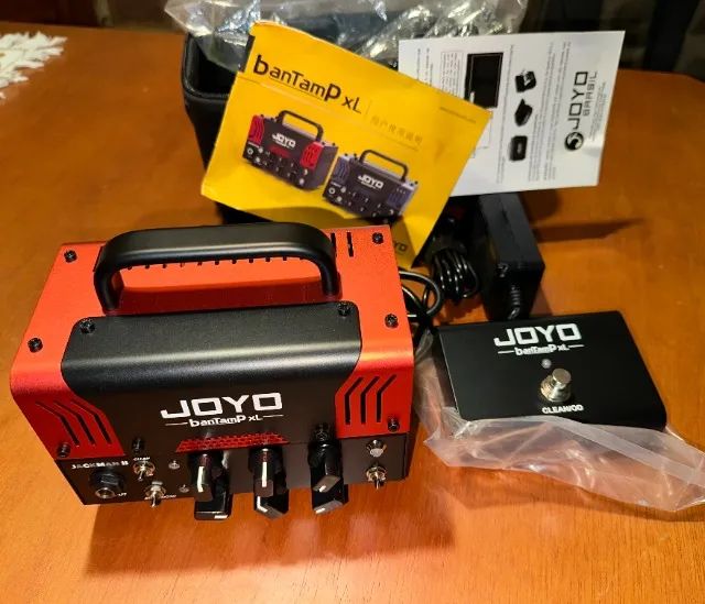 Mini Amplificador Joyo Bantamp Xl Jackman Bluetooth Preto E Vermelho 20 W - Foto 3