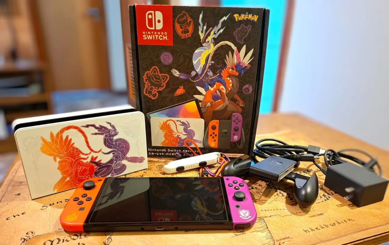 Nintendo Switch Oled 64gb Pokémon Scarlet & Violet Edition Hwfly