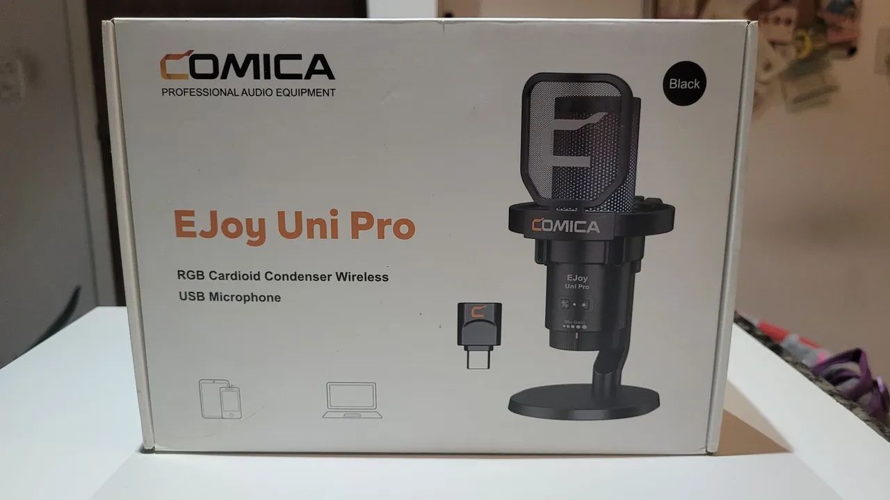 Microfone condensador uni pro cômica Sem Fio - Foto 4