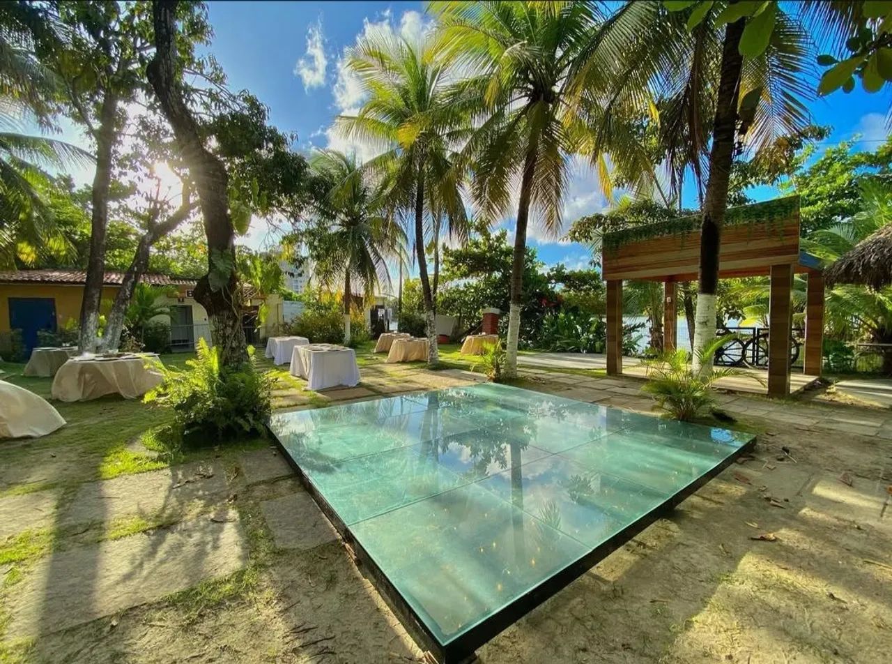 Tablado palco vidro Locação  - Foto 2