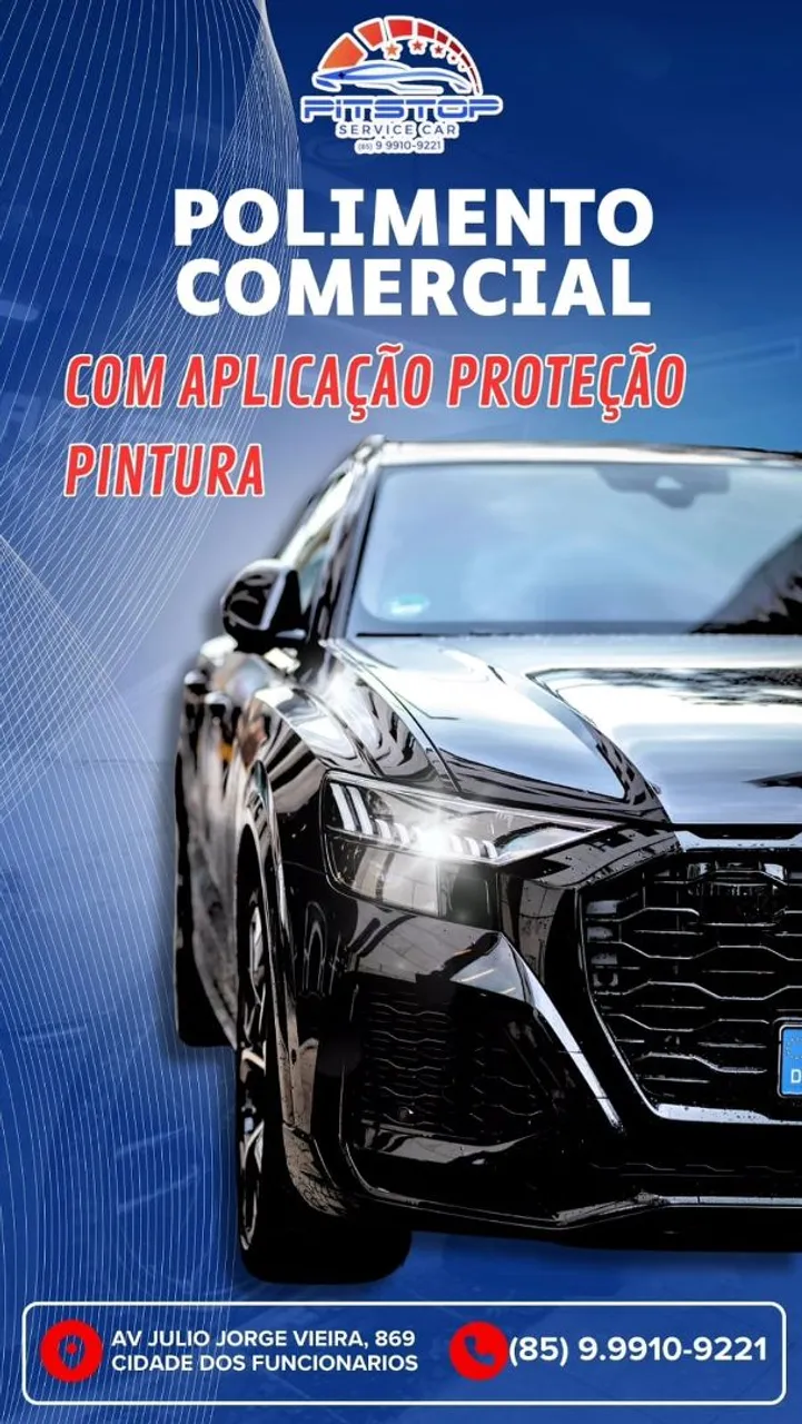 Polimento Comercial com Proteção de Pintura