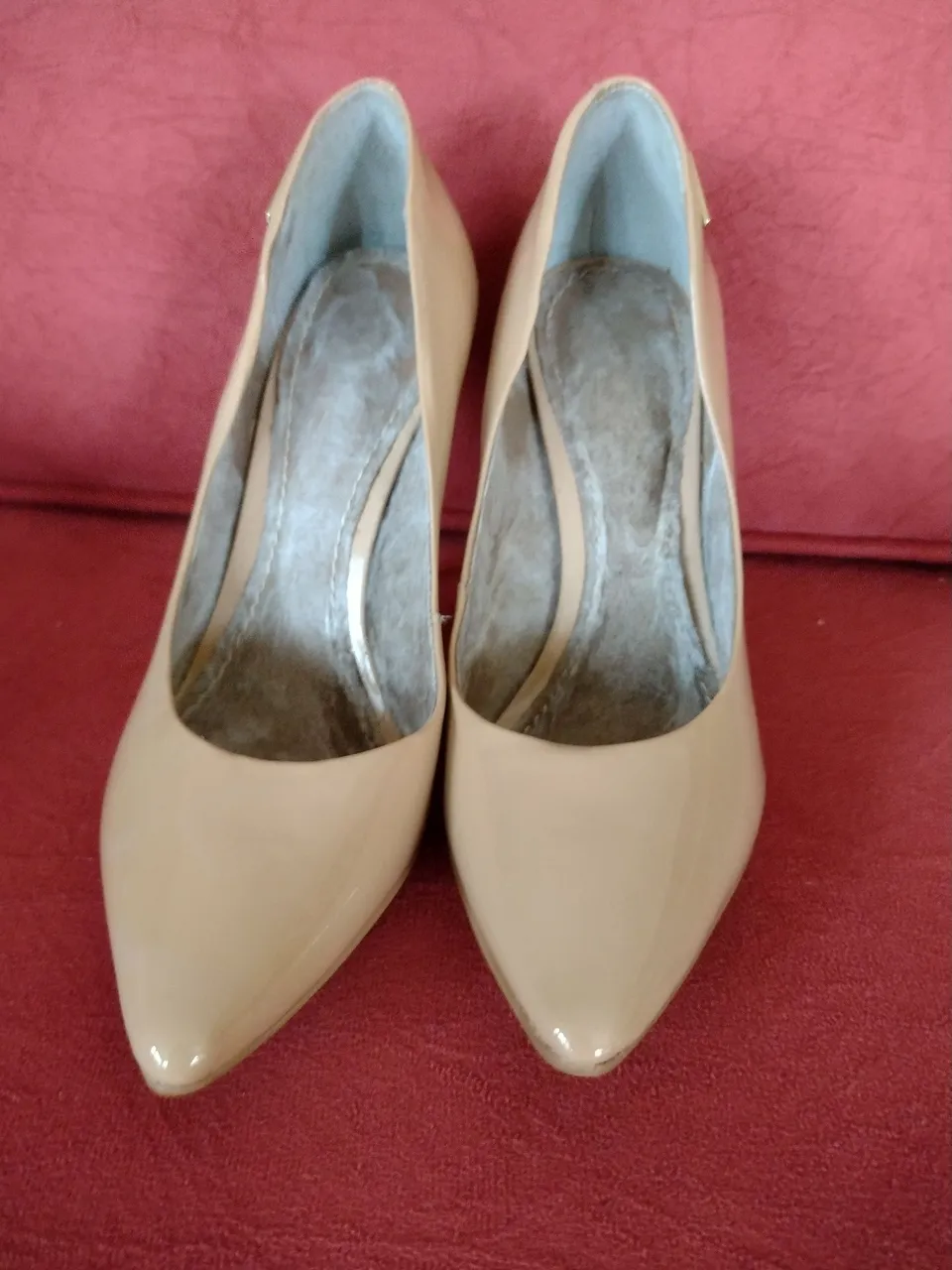 Scarpin Nude em Verniz - 35