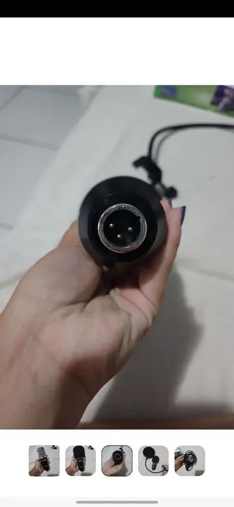 Microfone condensador BM-800, pop filte e cabor - Foto 3