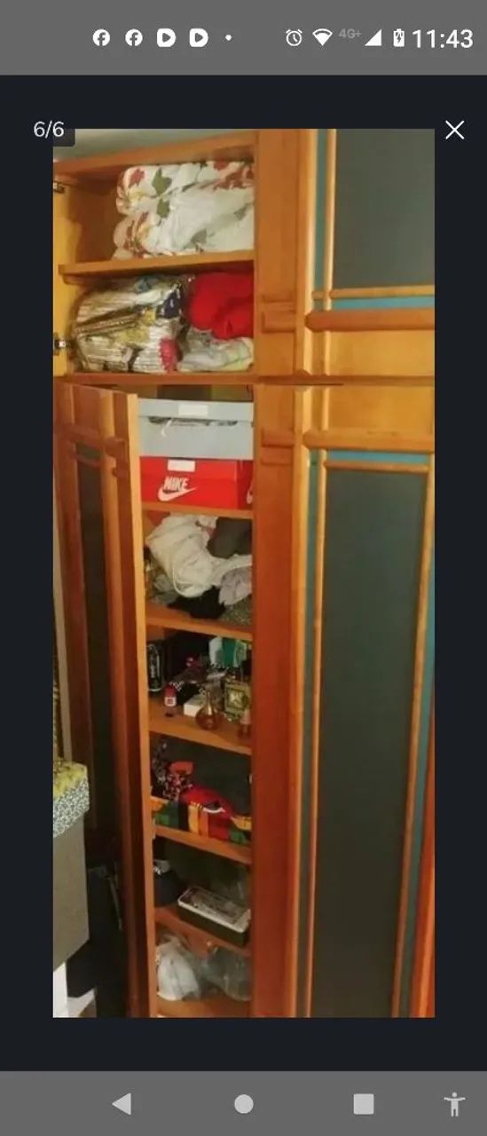 Guarda-Roupas de madeira maciça - Foto 4