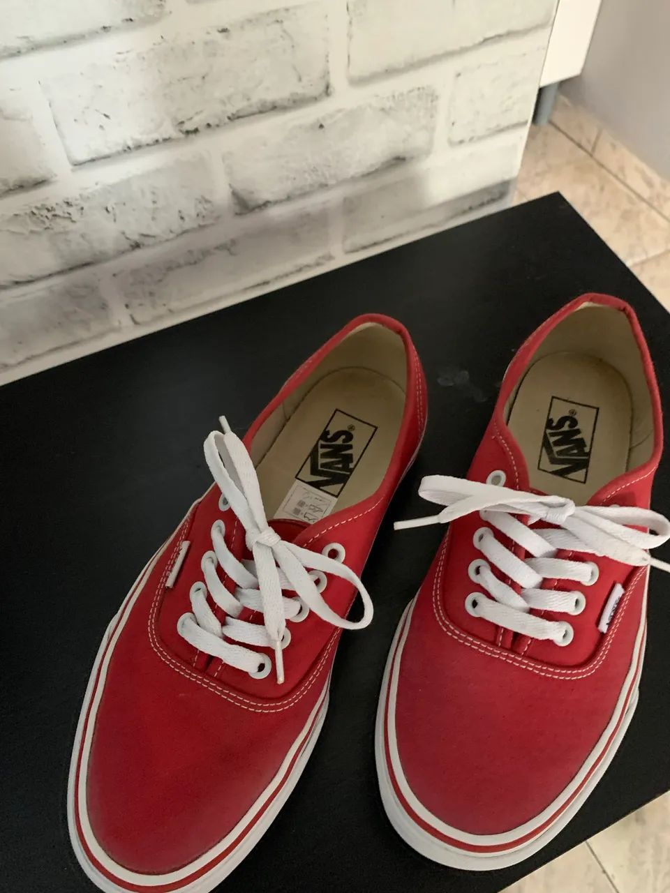 Tênis vans vermelho  - Foto 2