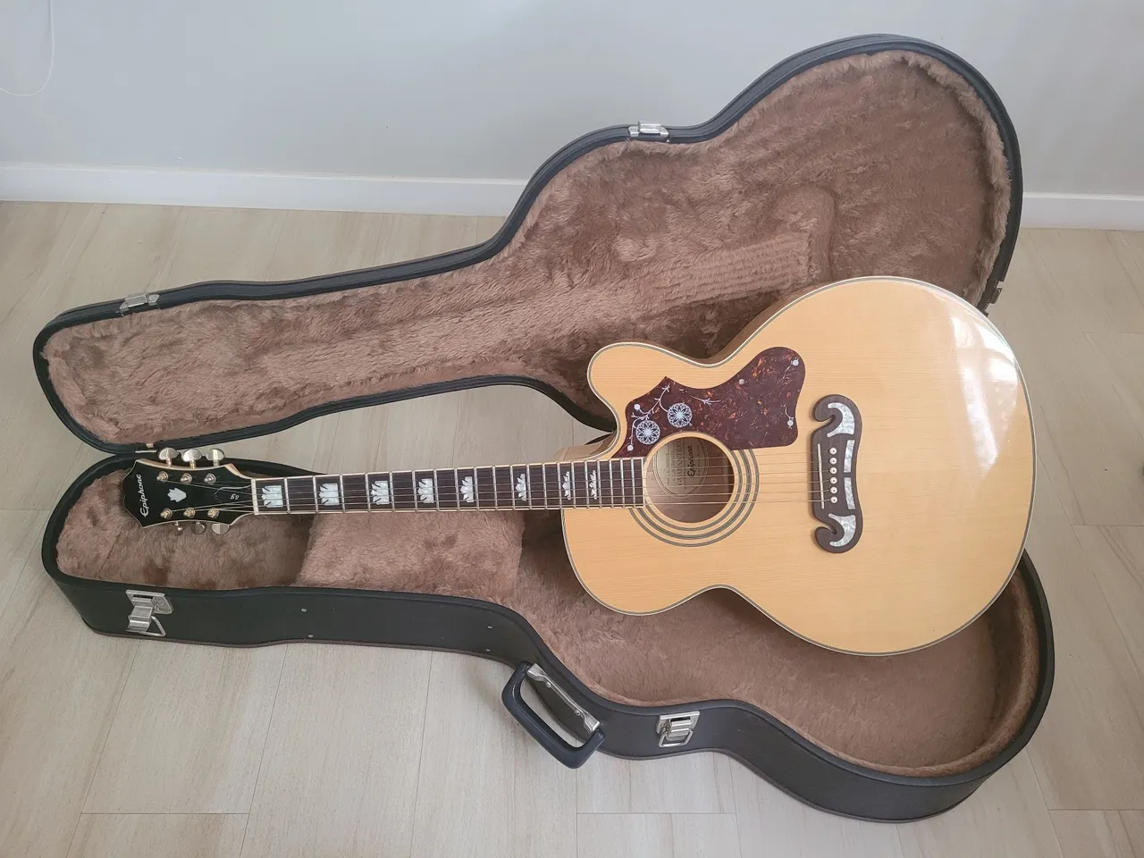 【気質アップ】 violao epiphone ej 200 ギター