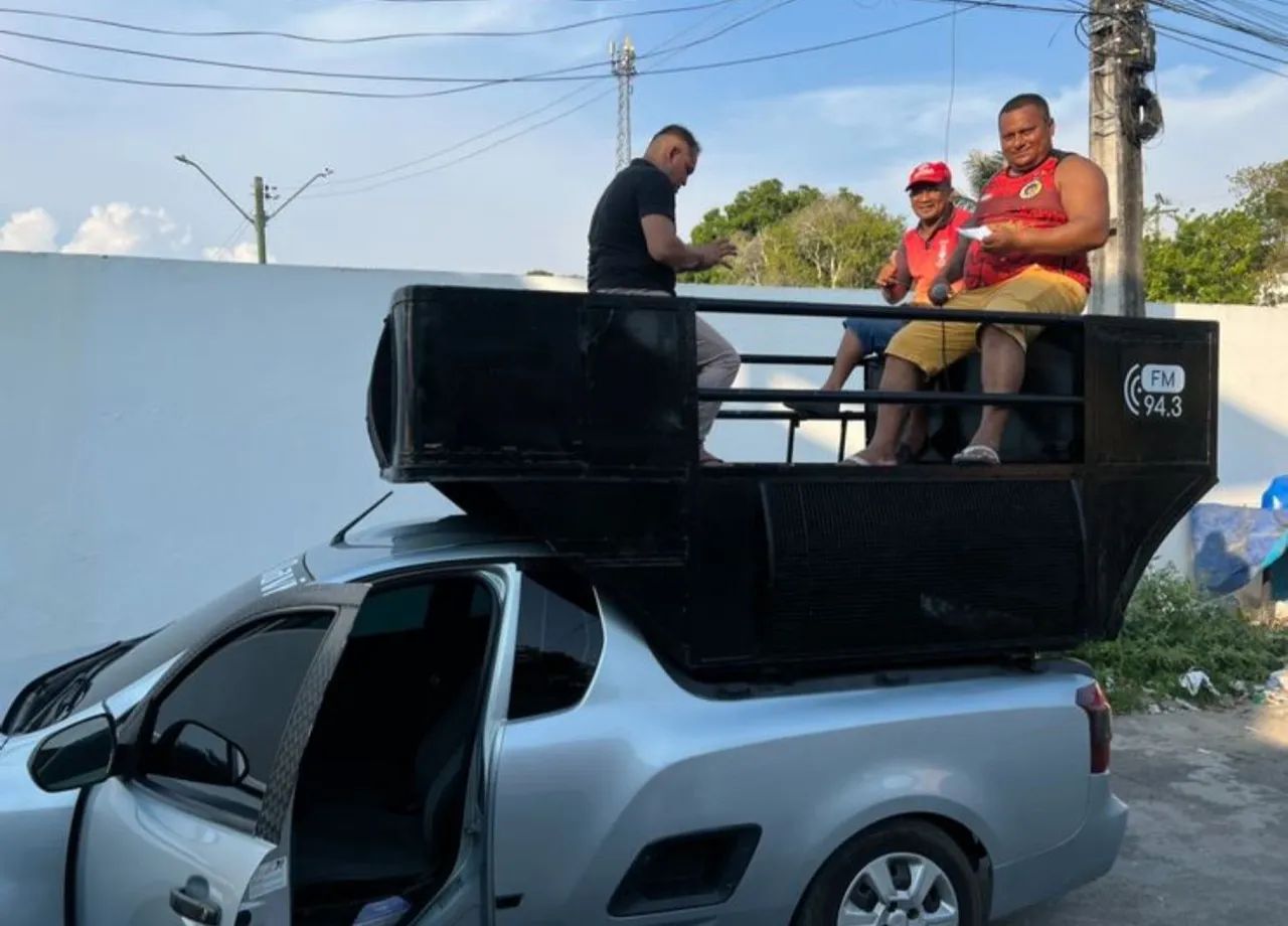 Carro Som mini trio