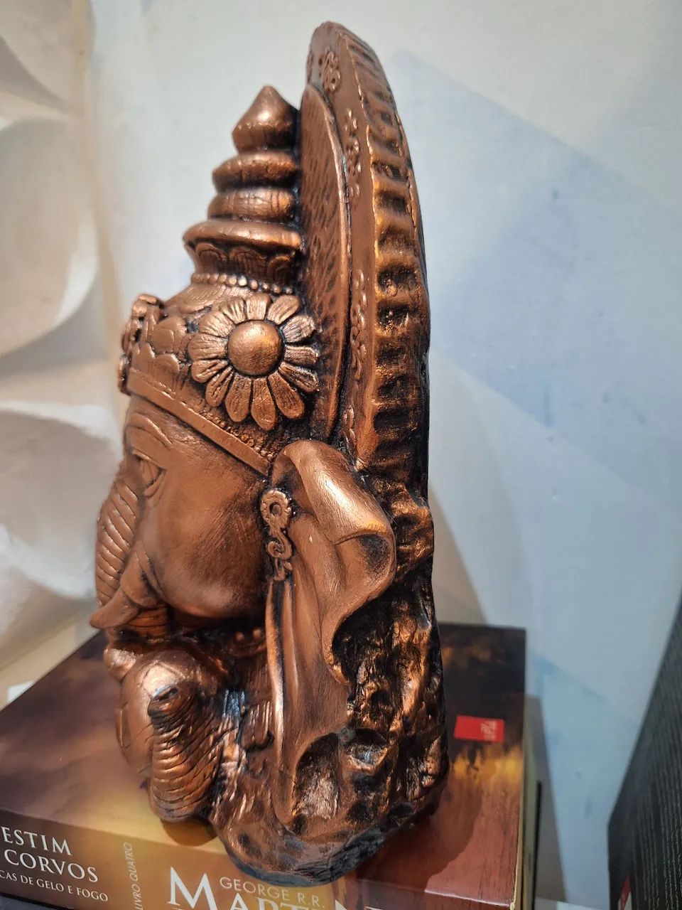 Escultura busto Ganesha - Foto 3
