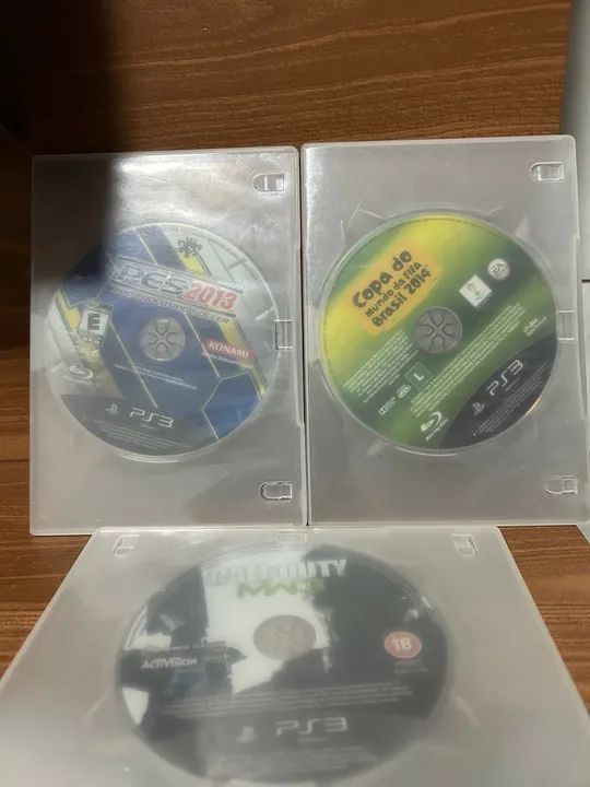Lote de 9 Jogos Playstation 3 (apenas os discos)