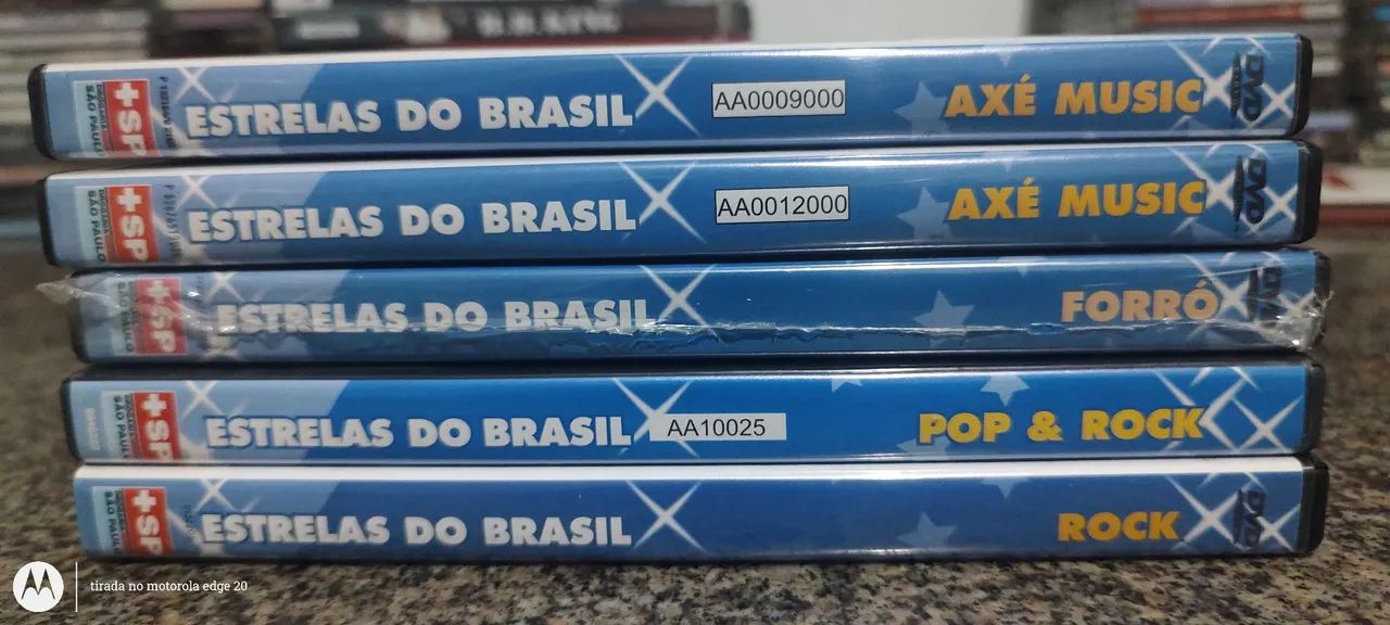 Lote dvds estrelas do Brasil 5 dvds . - Foto 4