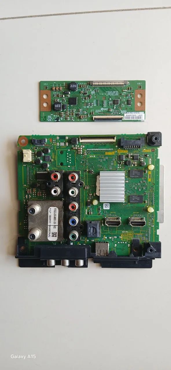 Placa Principal + Placa Fonte + T-Com Tv Panasonic  TC32A400B  - Foto 2