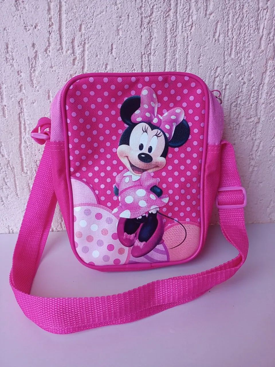 Bolsa Infantil Minnie Rosa