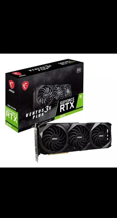PLACA DE VÍDEO RTX 3070 VENTUS 3X PLUS