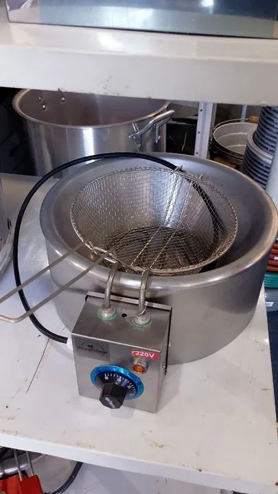 Fritadeira 3 LT elétrica tacho * Consultor Lucas 