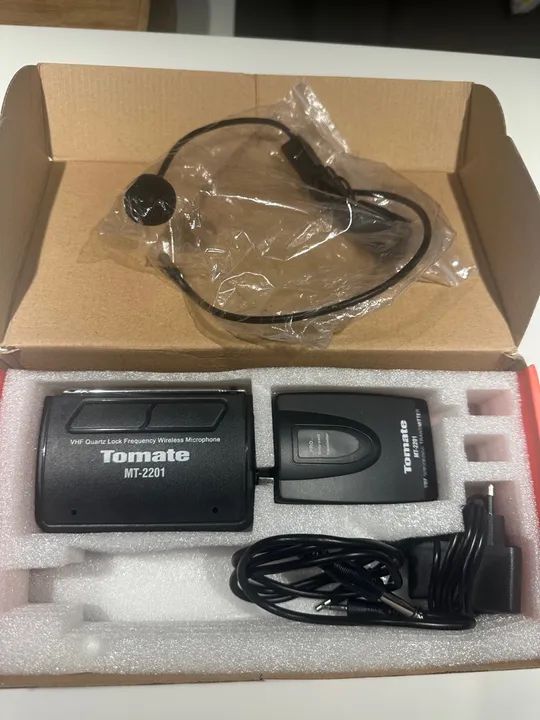 Microfone Lapela Sem Fio Tomate MT-2201
