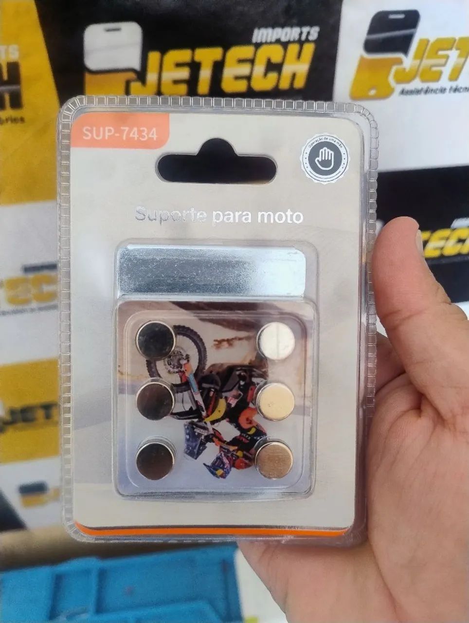 Suporte de imã para moto - NOVO  - Foto 3