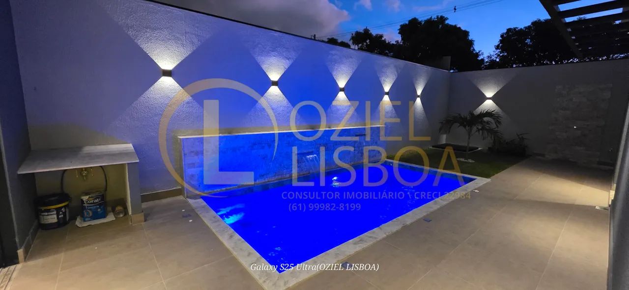 CASA COM 04 SUfTES PISCINA CHURRASQUEIRA LOTE 500m² NASCENTE CONDOMÍNIO RUA 12 VICENTE PIR