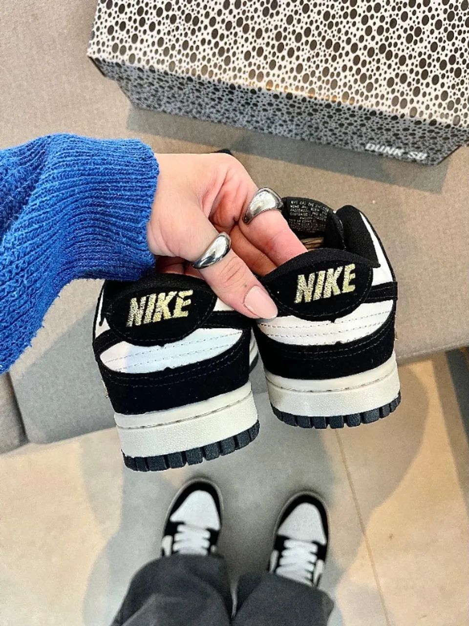 Nike Sb Dunk Low Preto Feminino - Foto 3