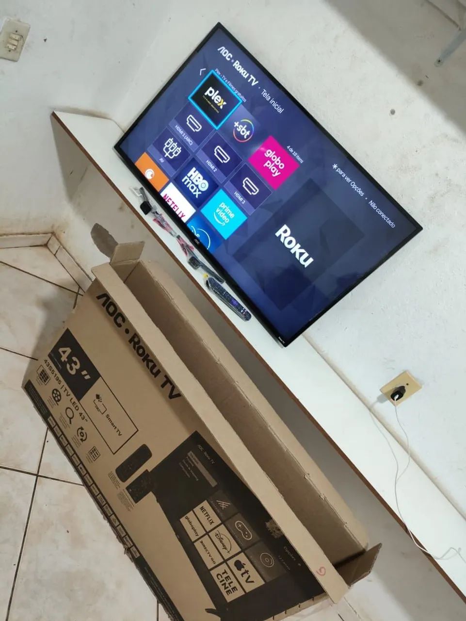 TVS 43 POLEGADA SMART NA CAIXA LACRADA NOVA FAÇO ENTREGA DEIXO INSTALADA NA SUA CASA