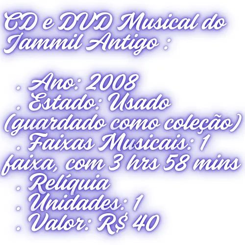 DVD Musical Jammil e Natiruts Antigo - Foto 5