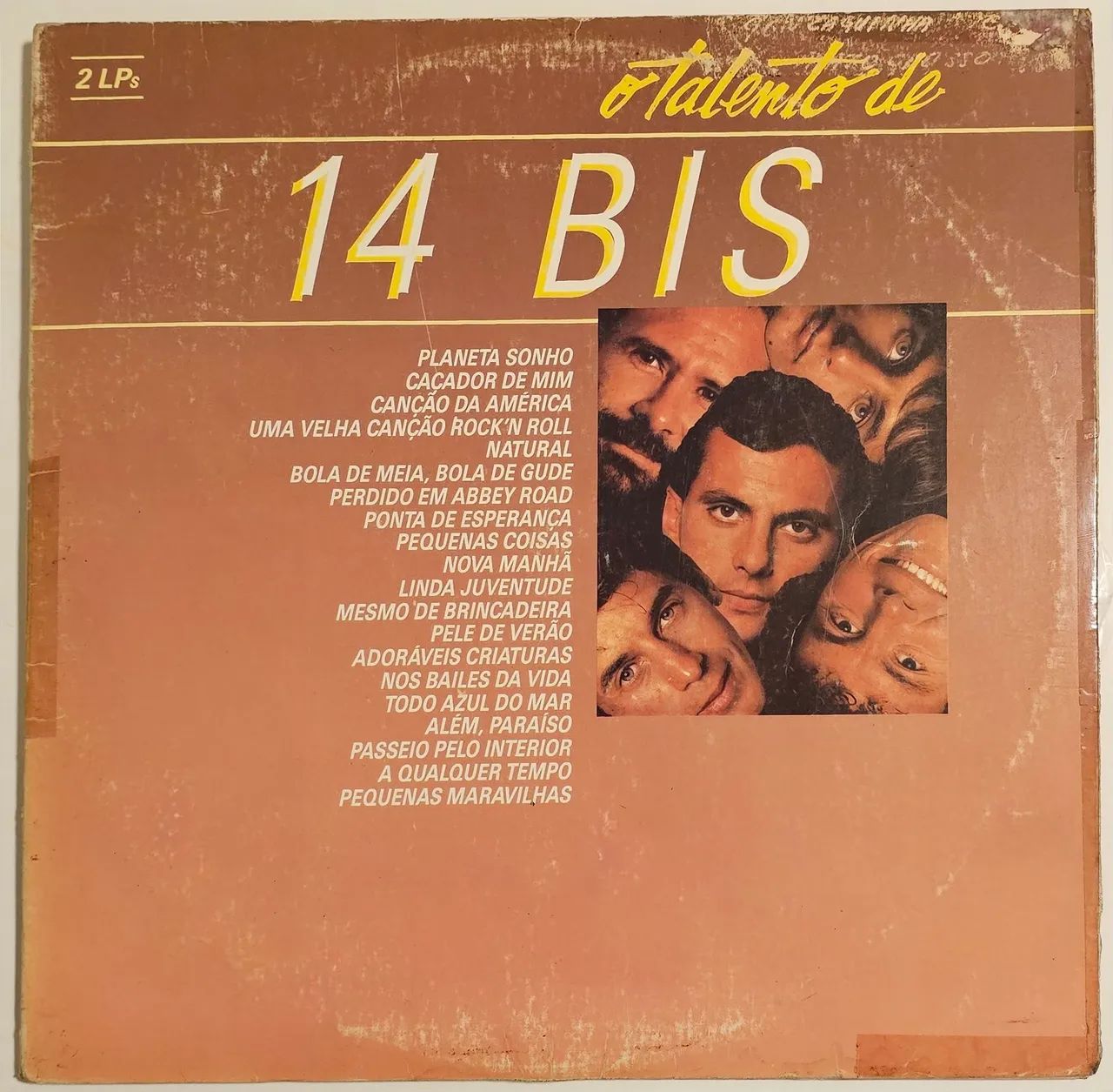 LP 14 BIS O TALENTO DE 14 BIS 1985 DUPLO COM ENCARTE VINIL
