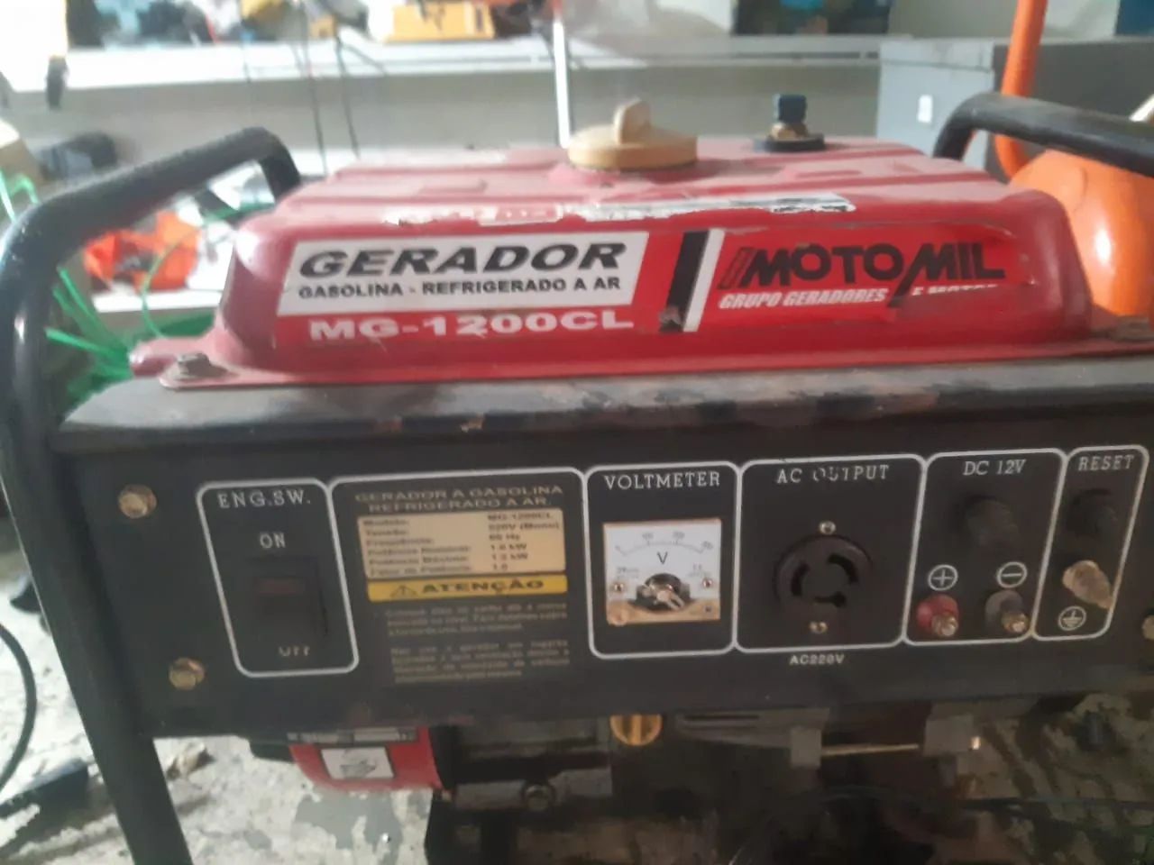 Gerador a gasolina MotoMil MG-1200CL