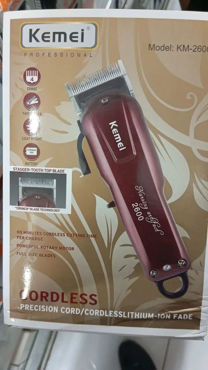 Aparador de Cabelo Profissional Kemei 2600 - Foto 3
