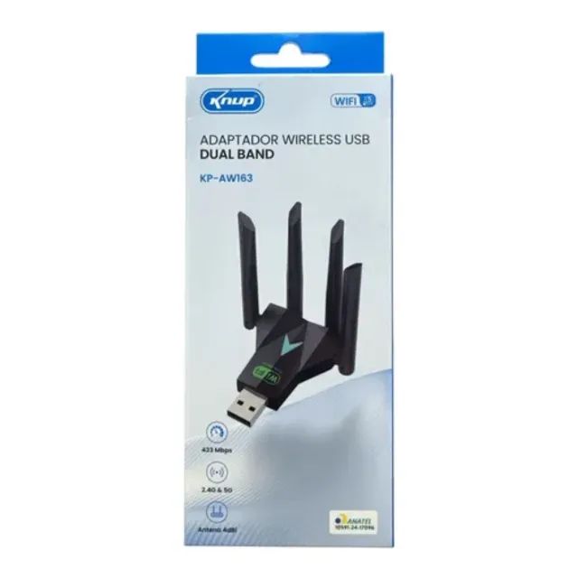 Antena Wifi Adaptador Wireless Knup 5G