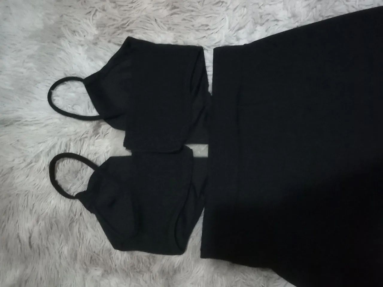 Macacão de malha Preto e transparência  - Foto 5