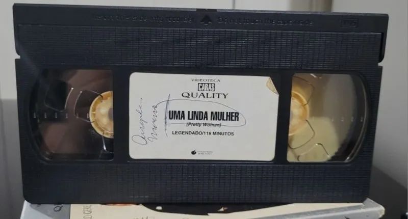 Antiga Fita VHS Videoteca Caras Filme Uma Linda Mulher - Foto 4