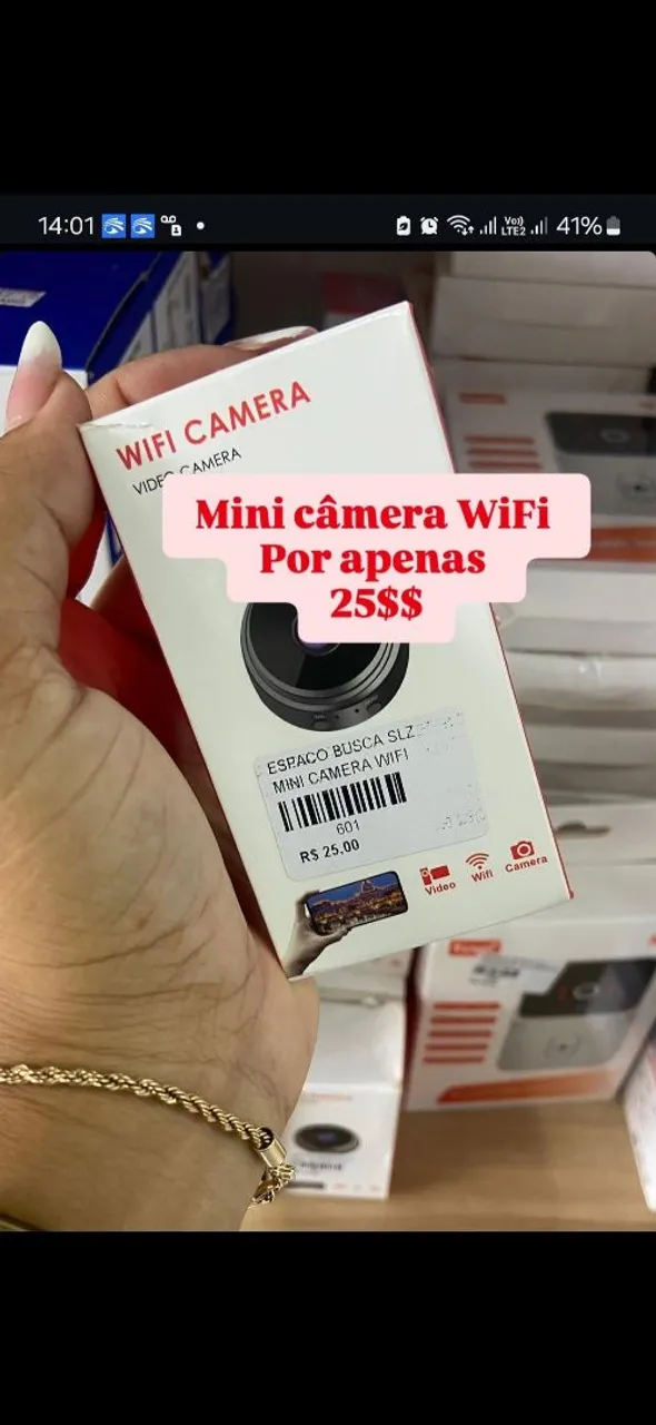 Mini câmera WiFi - Por apenas 25$$