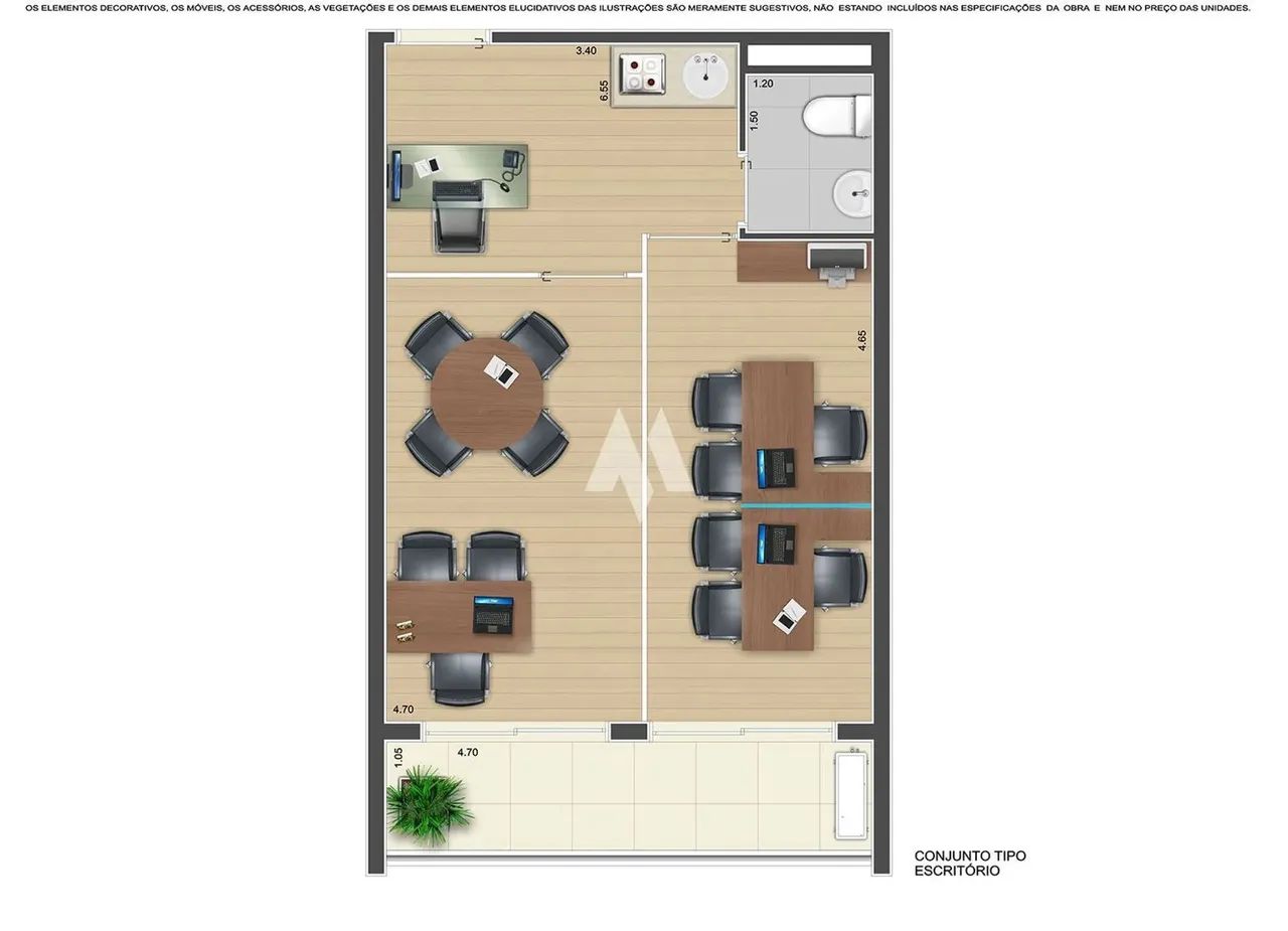 Sala comercial/Praia Grande/Boqueirão/oportunidade - Foto 5