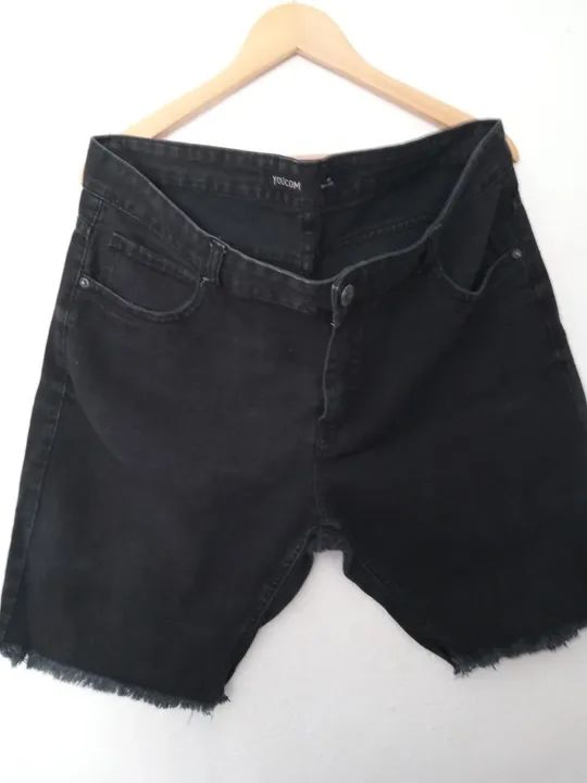 Short Jeans Preto Masculino Youcom